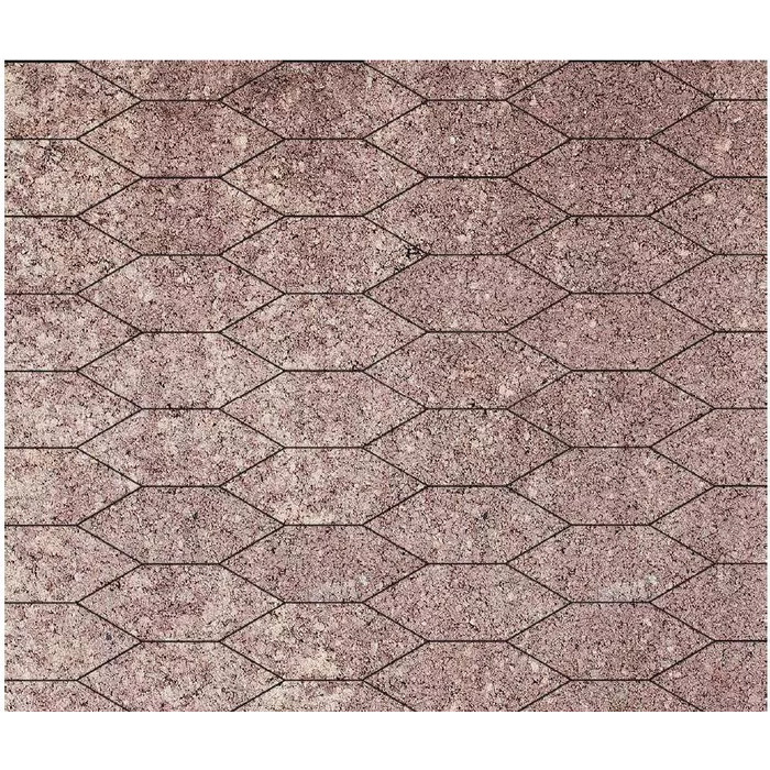 Тротуарная плитка Выбор Скошенный шестиугольник Б.1.ШГ.6 60 мм Искусственный камень Плитняк