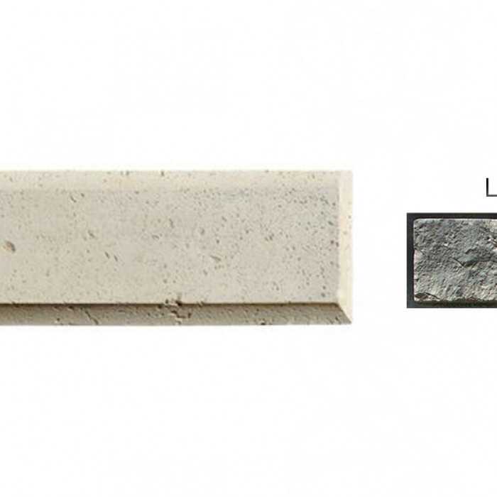 Рустовый камень White Hills 851-80 серый, 450*142*21-40 мм