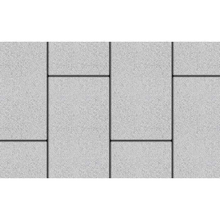 Плитка тротуарная Прямоугольник (Ла-Линия) В.5.П.10 гладкий белый 600x300x100 мм